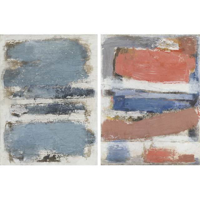 DKD Home Decor maal 90x2,4x120cm Abstraktne Kaasaegne (2tk)