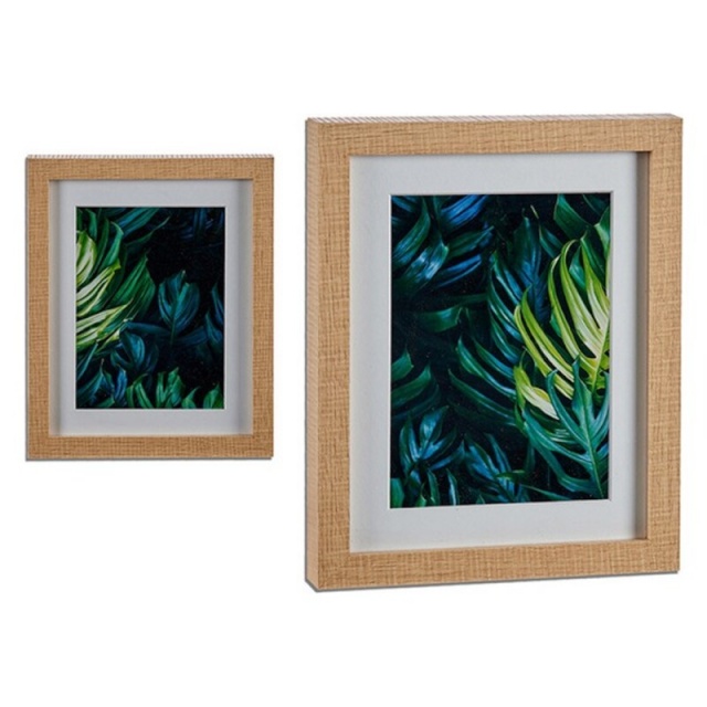 Gift Decor maal Taime leht roheline pruun Klaas Puitlaastplaat 23x3x28cm