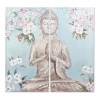 DKD Home Decor maal CU-181694 Kangas Buddha Idamaine (140x3x140cm) (2tk)