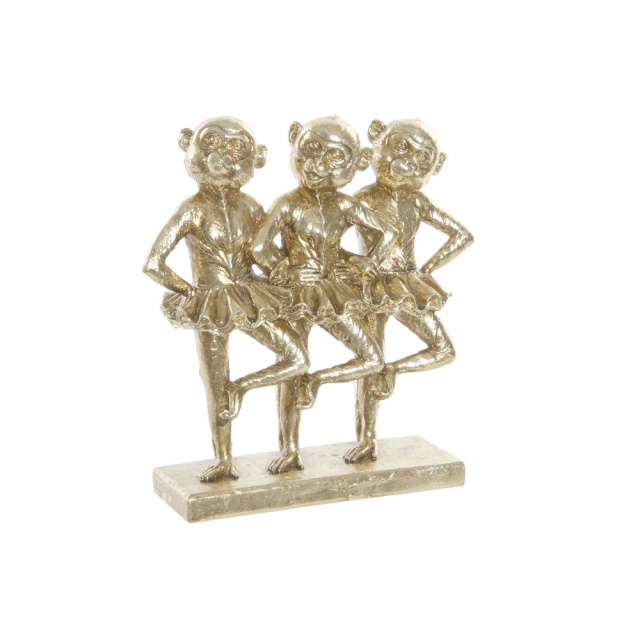 DKD Home Decor dekoratiivkuju FZ-91957 hall kuldne Vaik Ristkülikukujuline Koloniaalne Kaasaegne Ahv 23x9,5x24cm