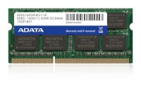 ADATA mälu 4GB DDR3L SO-DIMM 1600MHz CL11