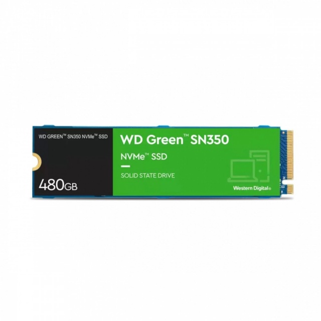WD kõvaketas SSD Drive Green 480GB M.2 2280 SN350 NVMe PCIe