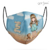 Gorjuss hügieeniline taaskasutatav kangasmask/riidemask Laste taevasinine
