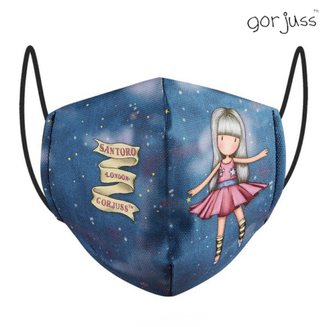 Gorjuss hügieeniline taaskasutatav kangasmask/riidemask Laste sinine