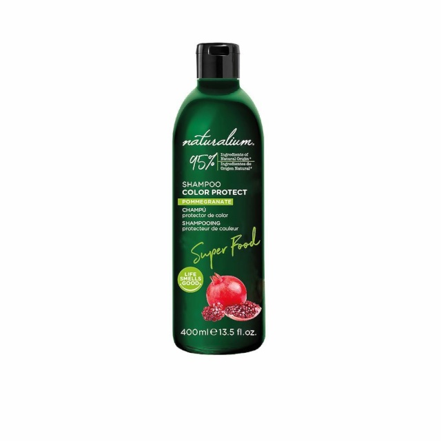 Naturalium Juuksevärvi taastav šampoon Super Food Granaatõun (400ml)