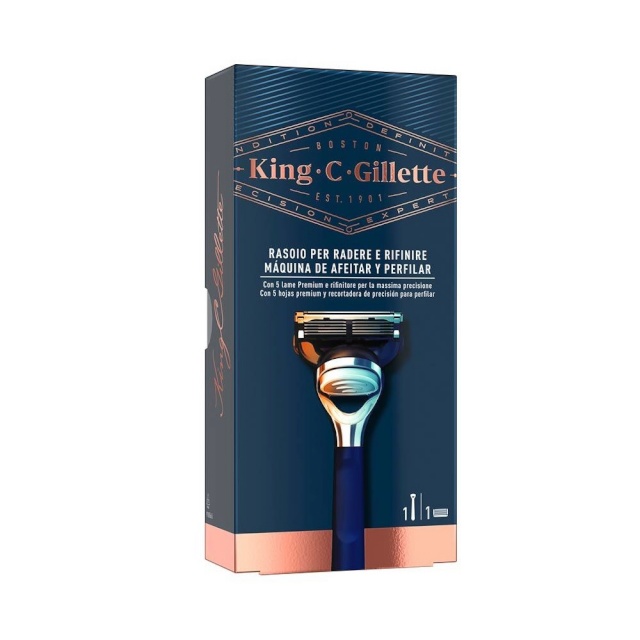 Gillette Käsitsi habemeajamise žilett King C Gillette King sinine