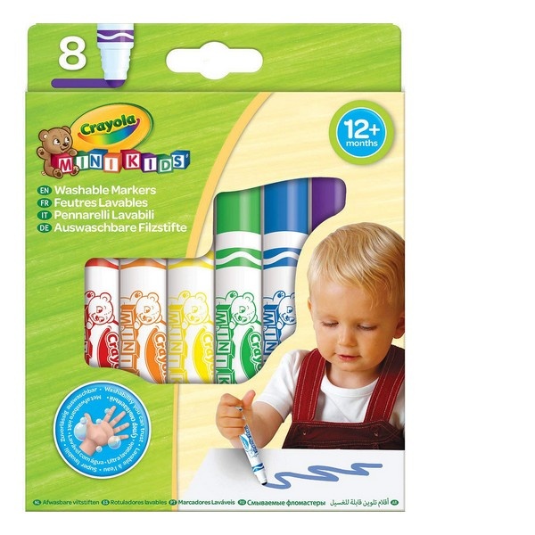 Crayola viltpliiatsid Mini Kids (8-osaline)