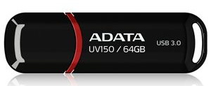 A-Data mälupulk DashDrive UV150 64GB USB 3.0 must