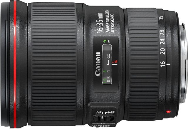 Canon objektiiv EF 16-35mm F4.0 L IS USM