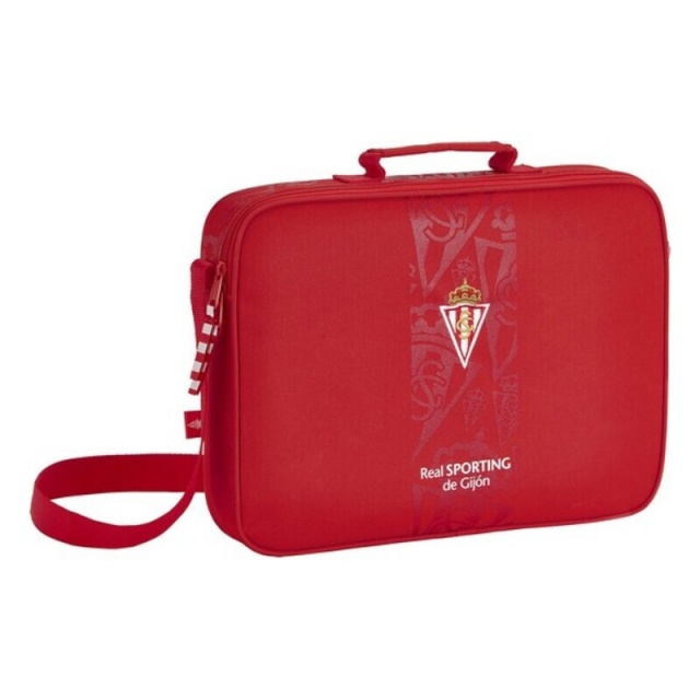 Real Sporting de Gijón Kooli ranits punane 38x28x6cm