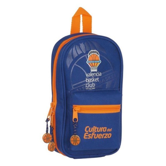 Valencia Basket seljakoti pinal M747 sinine oranž 12x23x5cm 33-osaline