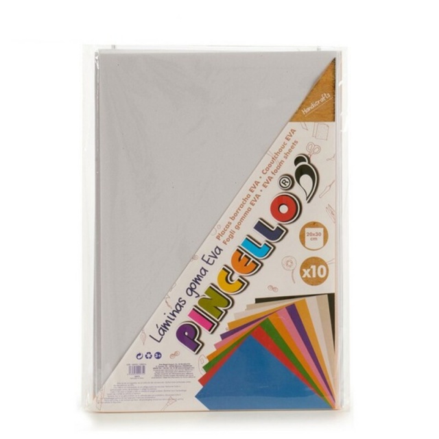 Pincello paber valge EVA vahtkummist 30x2x20cm 10tk