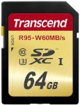 Transcend mälukaart SDXC 64GB Class 10 UHS-I U3 Ultimate