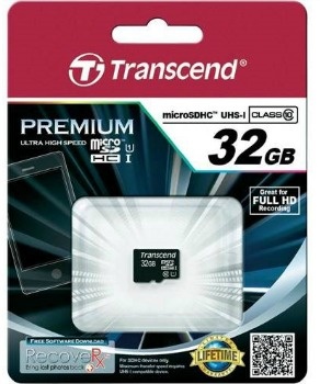 Transcend mälukaart microSDHC 32GB Class 10 UHS-I