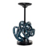 DKD Home Decor küünlahoidja 8424001723041 Kristall sinine Metall 13x13x25cm