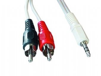 Gembird 3.5 mm stereo to RCA plug cable, 1.5 m