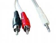 Gembird 3.5 mm stereo to RCA plug cable, 2.5 m