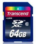 Transcend mälukaart SDXC 64GB Class 10 200x 30MB/s