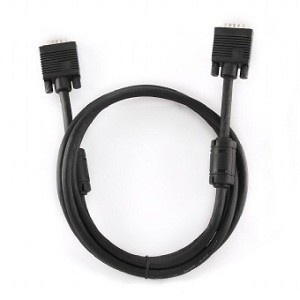 Gembird VGA HD15m/HD15m dual-shielded w/2*ferrite core 10m cable black