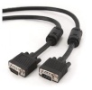 Gembird VGA HD15m/HD15m dual-shielded w/2*ferrite core 5m cable black