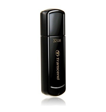 Transcend mälupulk Classic JF350 USB 2.0 32GB, Black
