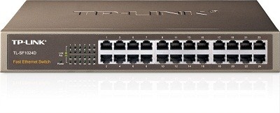 TP-Link TL-SF1024D Switch Rack 24x10/100Mbps