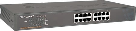 TP-Link TL-SF1016 Switch Rack 16x10/100Mbps