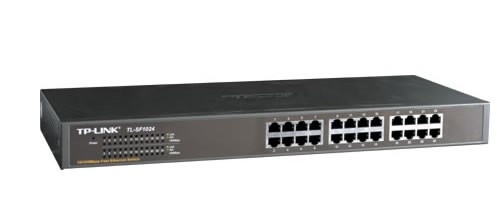 TP-Link TL-SF1024 19" Rackmount Switch 24x10/100Mbps