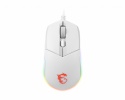 MSI hiir Clutch GM11 Optical, RGB LED light, valge, Gaming Mouse, 1000 Hz