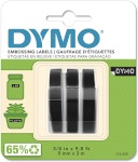 Dymo etikett 3D Label Tape 9mm 3m Glossy, 3-pakk must