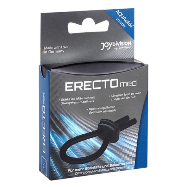 Joydivision peeniserõngad ErectoMed must