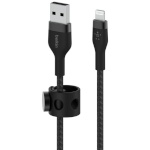 Belkin laadija Boost Charge Pro Flex USB-A Cable with Lightning Connector 2m, must 
