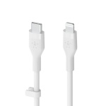 Belkin laadija Boost Charge Flex USB-C Cable with Lightning Connector 15W 3m, valge