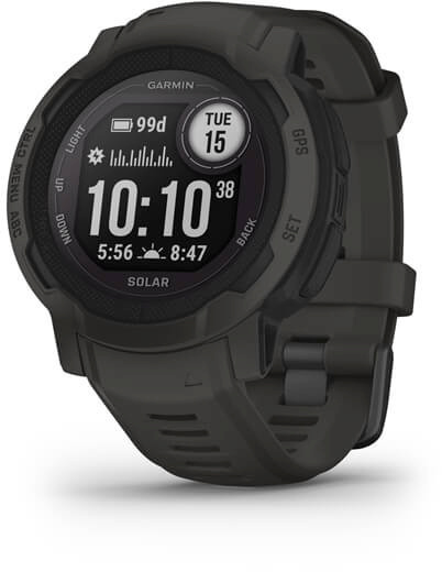 Garmin pulsikell Instinct 2 Solar, graphite