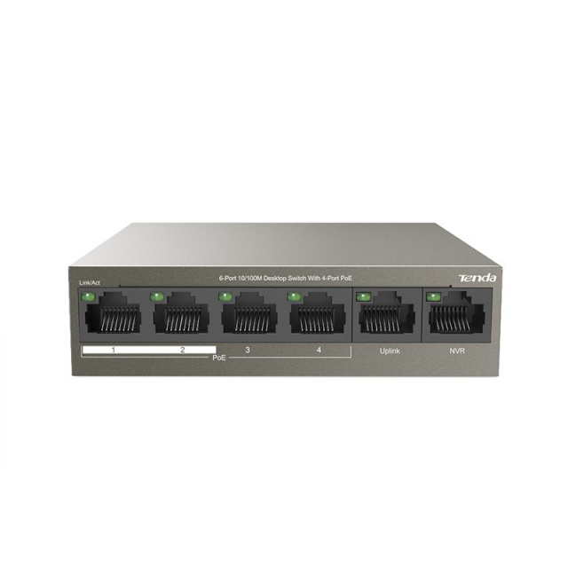 Tenda switch TEF1106P-4-63W PoE adapter