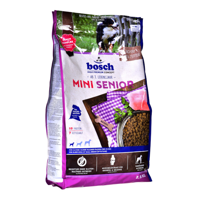 Bosch kuivtoit koerale Mini Senior 2,5kg