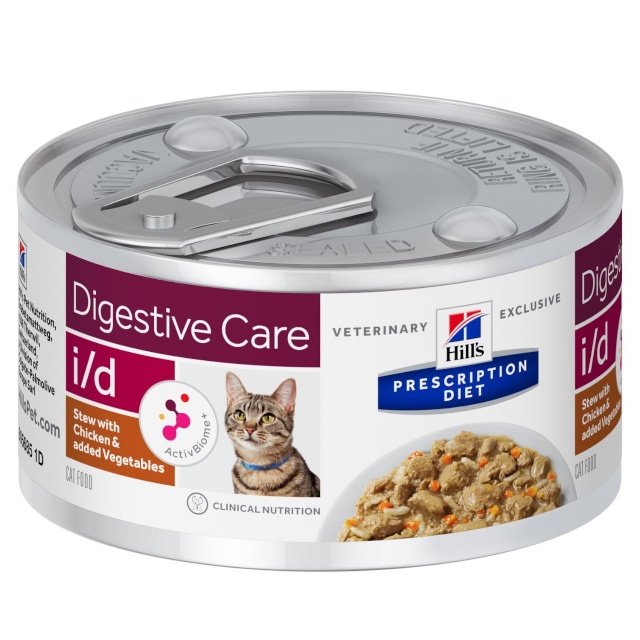 Hill's kassitoit PD Diet and / d Digestive Care Chicken&Vegetables - wet Cat Food- 82 g
