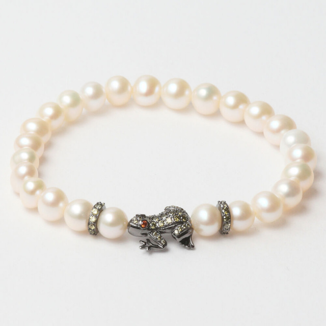 Lancaster naiste käevõru JLA-BR-FROG-3-WH 16mm