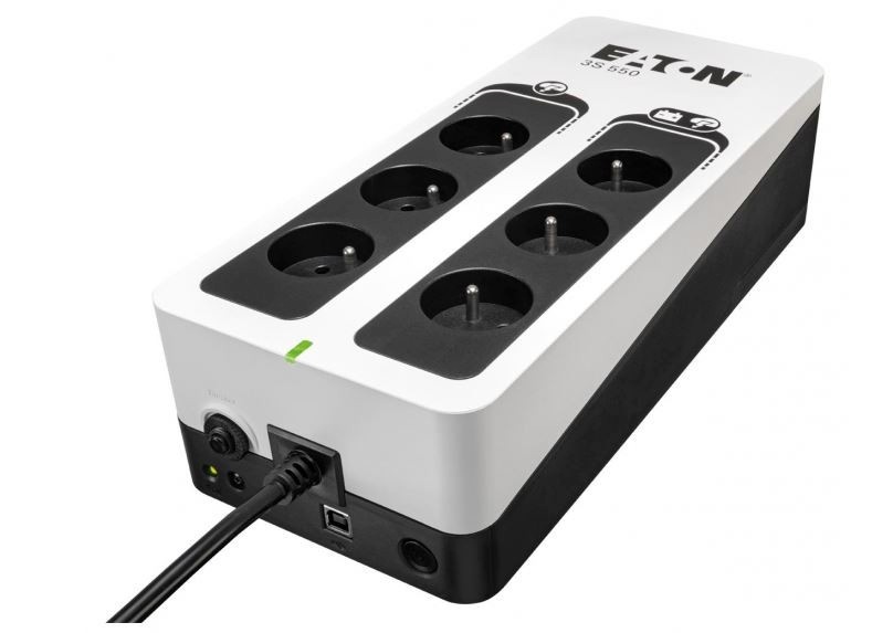 Eaton UPS 3S 550F 550VA/330W 6x FR, USB