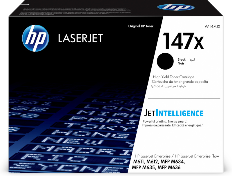 HP tindikassett 147x must Laserjet Toner