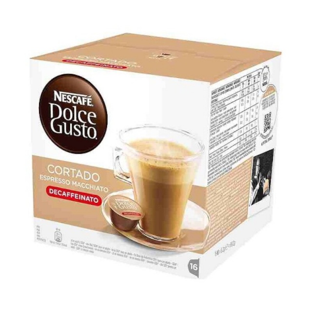 Nescafe kohvikapslid Dolce Gusto Espresso Macchiato Decaffeinato, 16tk