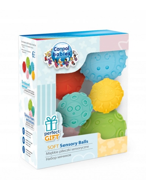 Canpol Babies pall SOFT SENSORY, 6 tk