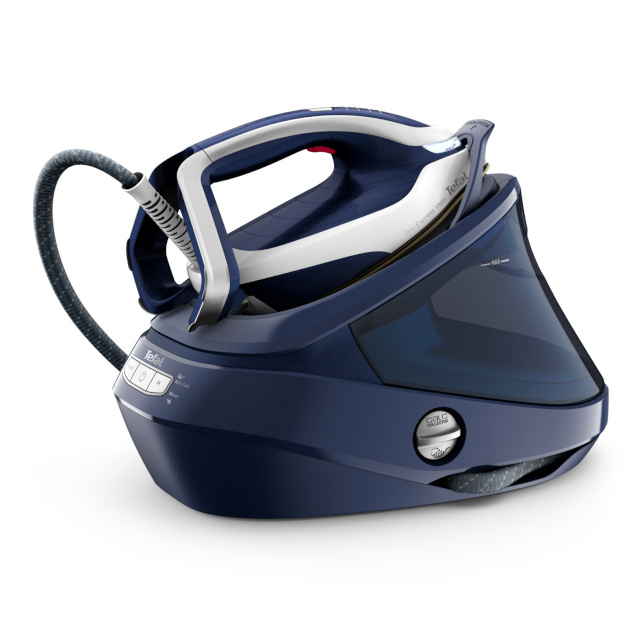 Tefal Pro Express Vision GV9812E0 steam ironing station 3000 W 1.1 L Durilium AirGlide Autoclean soleplate sinine, valge