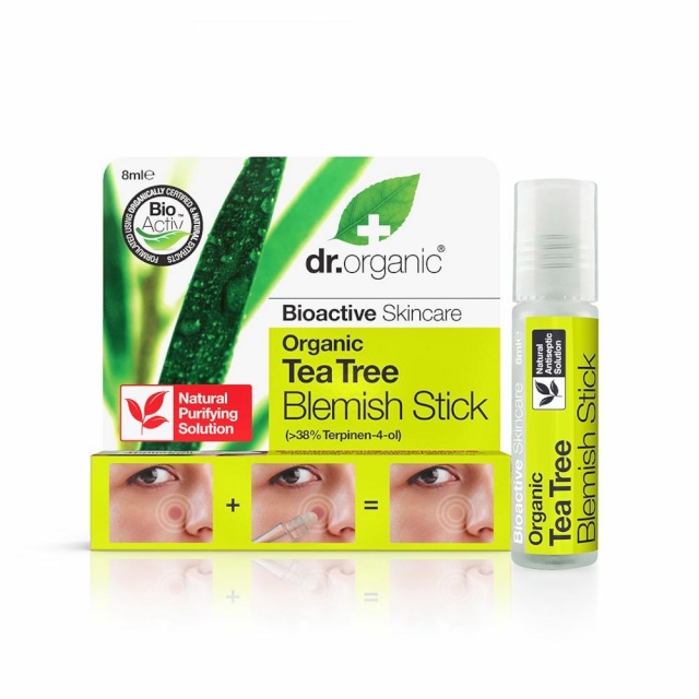 Dr.organic Akne Nahahooldus Dr.Organic Bioactive Organic Roll-On Teepuu (8ml)