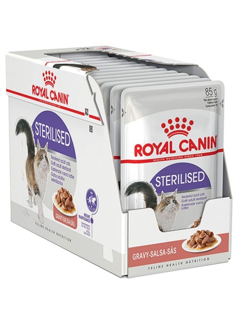 Royal Canin kassitoit Sterilised Gravy 12x85g