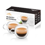 ETA tassid Espresso cups ETA518091000 For espresso coffee, 2tk, Dishwasher proof, Glass