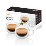ETA tassid Lungo cups ETA518091010 For coffee, 2tk, Dishwasher proof, Glass
