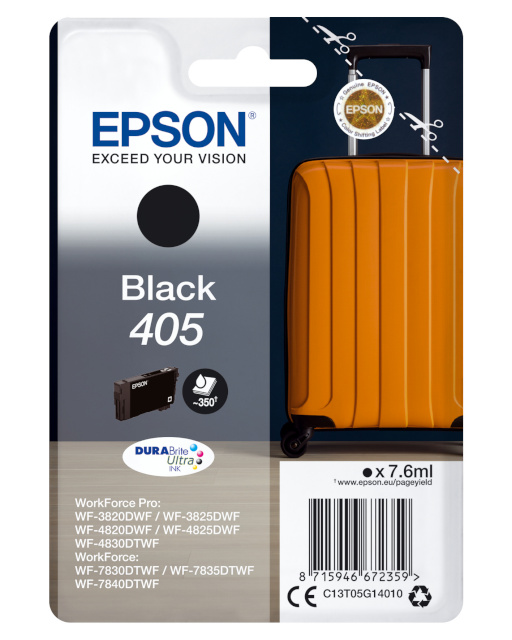 Epson tindikassett 405 must 7,6ml T05G1