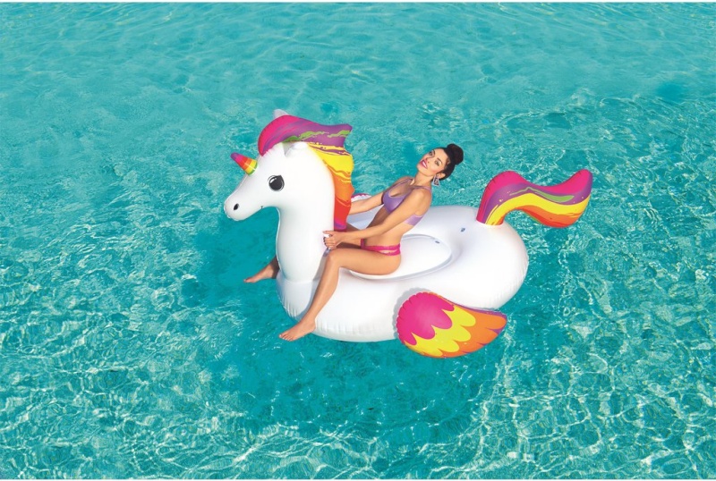 Bestway ujumismadrats Supersized Unicorn Rider 2.24x1.64m