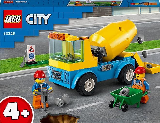 Lego klotsid City 60325 Cement Mixer Truck